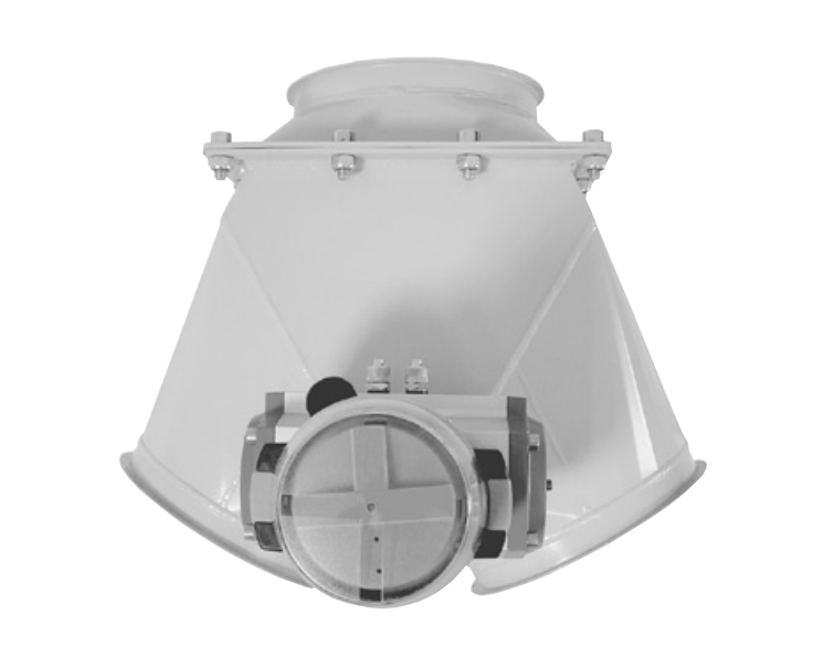 60°-os mennyezeti csuklós doboz tömítéssel, pneumatikus