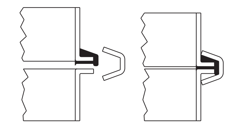 Gyűrűs tömítés profil 2 mm-es csőépítéshez