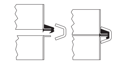 Gyűrűs tömítés profil 1 mm-es csőépítéshez